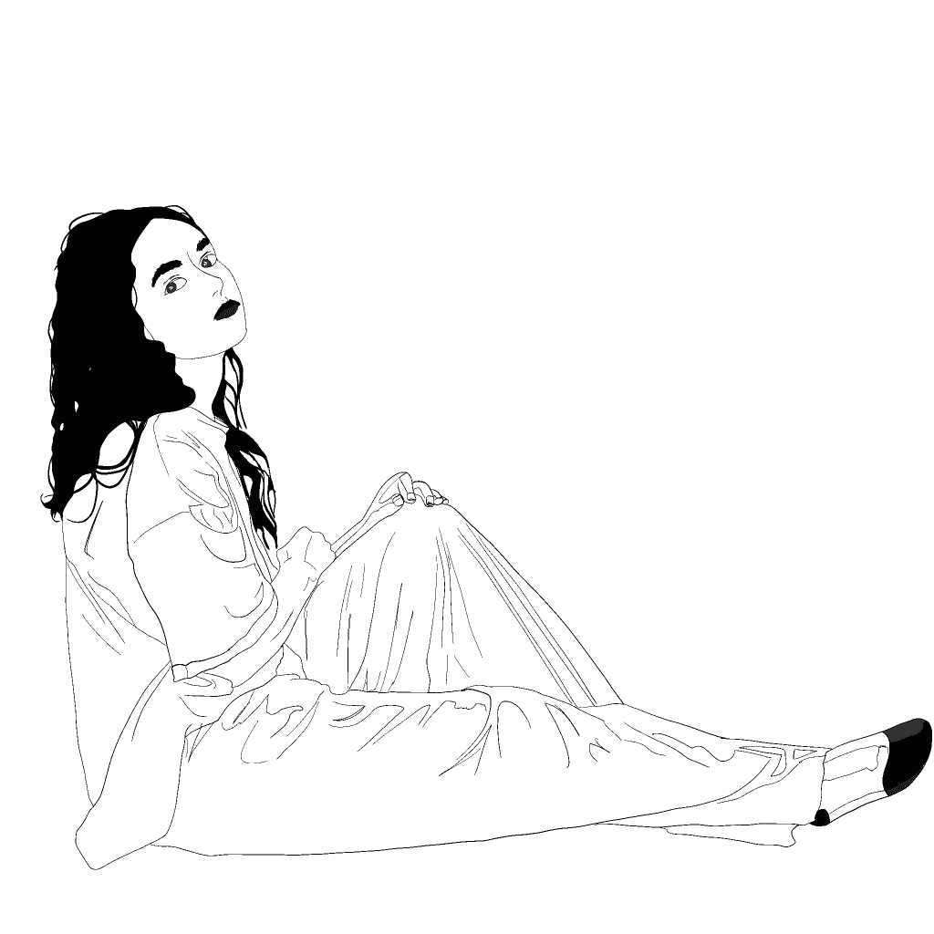 Illustration de la créatrice de Cha'vari, issue d'une photographie pendant son travail en restauration en Norvège